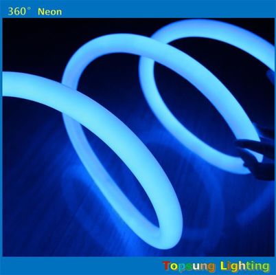 25M bobine 12V bleu 360 degrés LED néon corde lumière pour la pièce