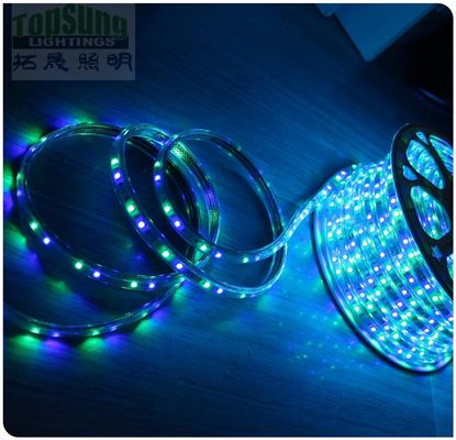 2017 nouvelle bande LED à courant alternatif 5050 smd 60LED/m bande bleue à LED flexible ruban 220V