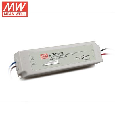 Le plus vendu Meanwell 100w 24v alimentation basse tension LPV-100-24 transformateur au néon