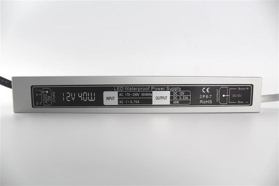 Le plus vendu 12v 40w étanche IP67 alimentation LED LED pilote fabricant