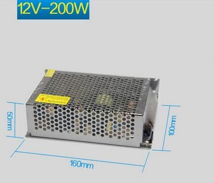 12v 200w alimentation en LED transformateur alimentation en LED à faible intensité