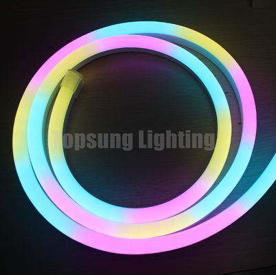 RGB dmx pixel bande de néon lumineuse imperméable à l'eau IP68 addressable 11*19mm 24v néonflex