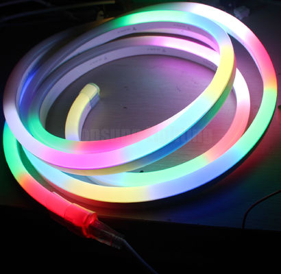 24v numérique rgb led néon flexible bande de poursuite 5050 SPI lumières programmables