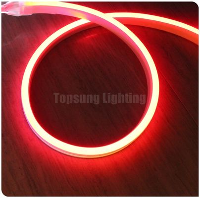 Fabrique vente à chaud Topsung 12V rose LED néon flexible corde bande lumineuse de surface plane 11x19mm bande de vue latérale