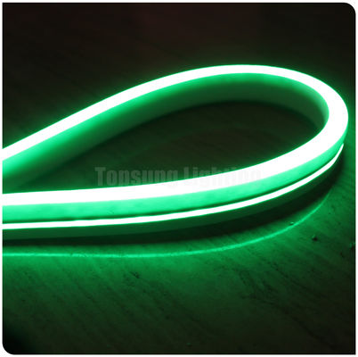220v 2835 120 tubes de néon LED 11x19mm couleur verte LED fin neon flexible extérieur surface plane