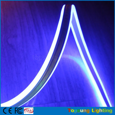 Lumière à néon double face 8*18mm mini taille ruban de néonflex LED 24v couleur bleue