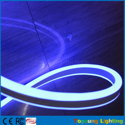 Lumière à néon double face 8*18mm mini taille ruban de néonflex LED 24v couleur bleue