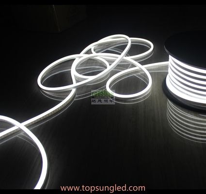 50m 12v 24v micro 7*15mm haute lumière blanche laiteuse Mini Led Flex Neon 10cm coupable Flexible LED Neon Corde