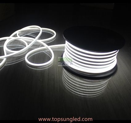 50m 12v 24v micro 7*15mm haute lumière blanche laiteuse Mini Led Flex Neon 10cm coupable Flexible LED Neon Corde