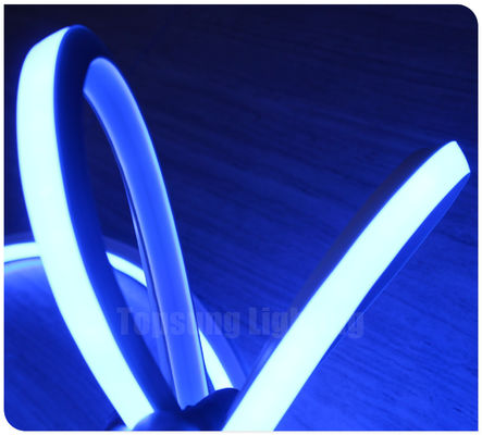 12v bleu Vue supérieure Plate 16x16mm néonflex Carré LED néon tube flexible bleu SMD corde bande de néon ruban de décoration