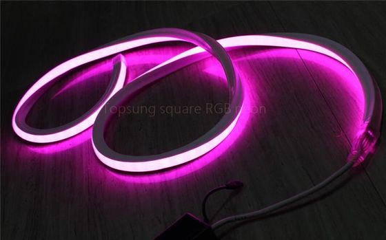 Lumière LED carré bande RGB néon flexible à corde étanche 220V éclairage extérieur flexible