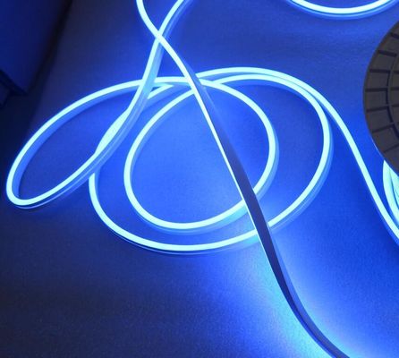 6mm bleu LED néon corde lumière flexible étanche Fête de Noël Arbre de Noël Décoration de la maison 110V/220V bandes de néon bleu