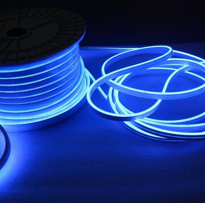 Standard de luminosité élevée et Mini néon résistant à l'eau lumière LED flexible, néon LED lumière 6W/m bleu