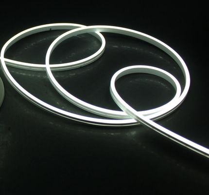 24v 6mm mini néon flexible LED bandes lumineuses 2835 smd silicone revêtement ruban blanc