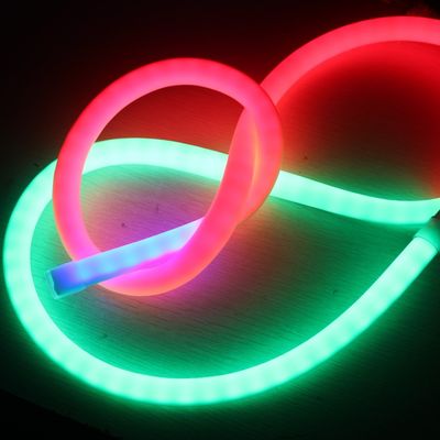 Magic 360 Led Neon Flex Pixel numérique ronde 5050 Lumière à corde programmable