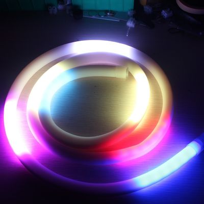 20m assez adressable DMX LED néon flex RGB 360 degrés de poursuite du tube de néon 18mm