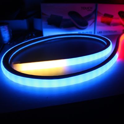 17x17mm carré numérique SMD5050 RGB Flex LED néon avec effet de mélange de couleurs parfait