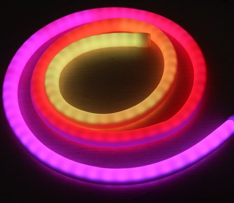 Numérique programmable à 360 degrés ronde 12V Flexy LED Neon tube bandes flexibles