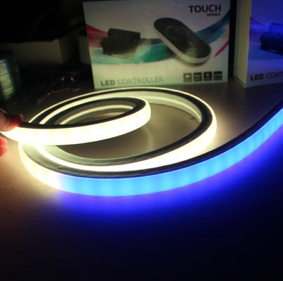 50m bobine 18x18mm carré flexible personnalisé LED néon tubes lumières RGB neon changeant de couleur
