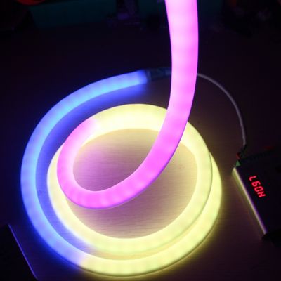 Incroyable neon à 360 degrés LED numérique flexible dmx neon bande lumineuse dmx pixel neon corde