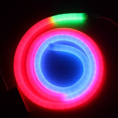 RGB Pixel LED néon numérique 360 degrés néon tube P943 DMX Flex bandes 18 mm dia
