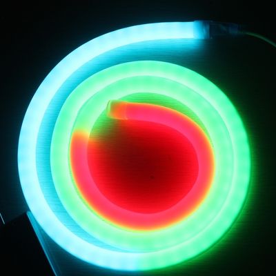 Full Color Changing Programmable DMX Led Flex Neon 360 à lumière LED neon remplacement tube pixel