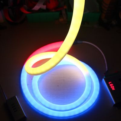 Incroyable neon à 360 degrés LED numérique flexible dmx neon bande lumineuse dmx pixel neon corde