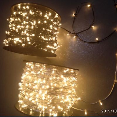 Décorations d'arbres en plein air Noël Multi couleur LED 12V LED Clip Lights éclairage des fêtes