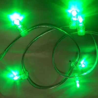 Marque 100m 12v corde de fées 666 LED IP67 pour basse tension lumière verte guirlande de Noël