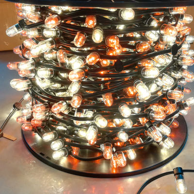 50M / rouleau personnalisé Mini Clip String Light DC12V lumières de fées 666 LED extérieures découpables lumières de sapin de Noël