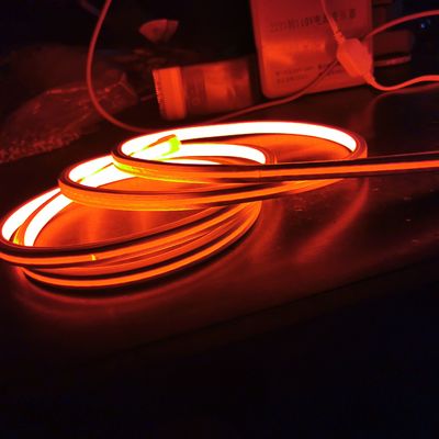 50m bande flexible émettant du fil lumineux 24V vue carré UV rouge LED néon lampes flex