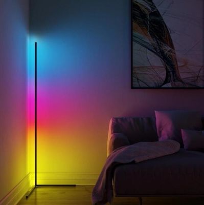 140cm Changement de couleur Autres lumières LED Lumière de sol linéaire d'angle