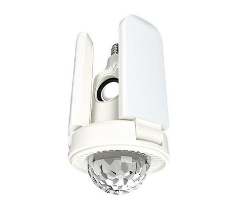 Bluetooth 40w LED panneau de plafond lumières E27 E40 lampe de ventilateur pliable